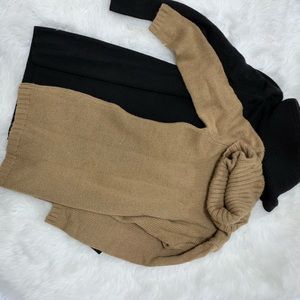 Two H&M turtle neck sweater dresses